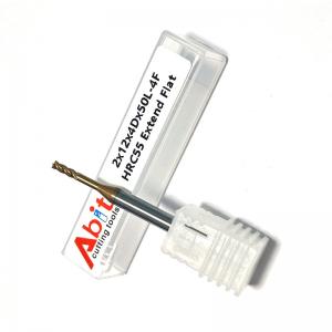 Extended flat endmill
