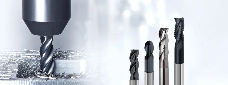 Carbide milling cutter milling method